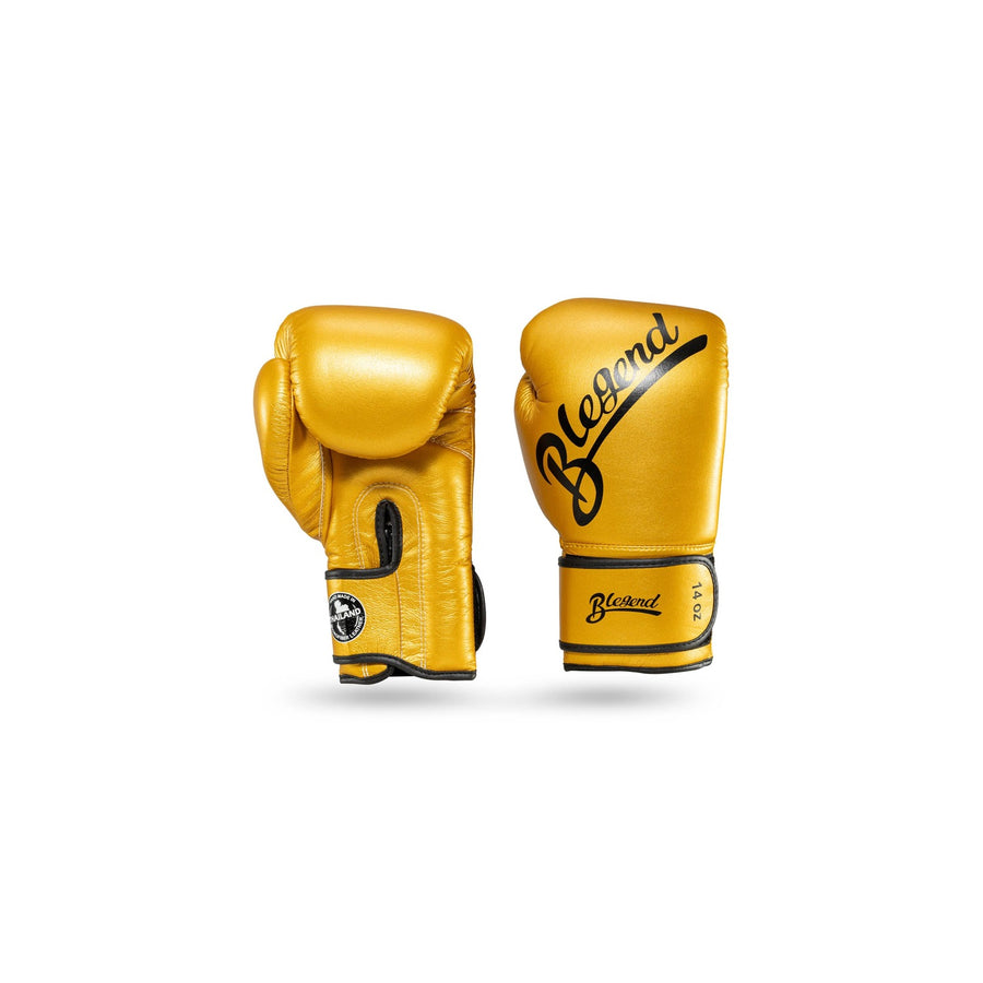 Blegend Boxing Gloves BGL32 Velcro Gold — card image