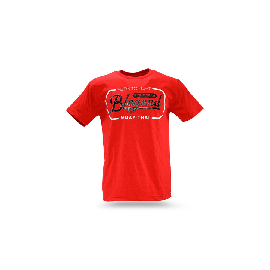 Blegend Muay Thai T-Shirt Rebin Red — card image