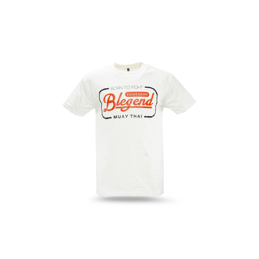 Blegend Muay Thai T-Shirt  Rebin White — card image