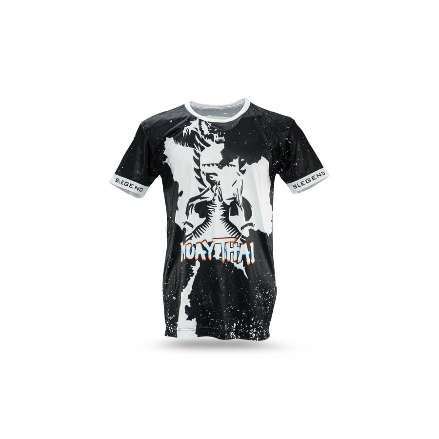 Blegend Nak Muay Dry-fit Muay Thai T-shirt Black — card image