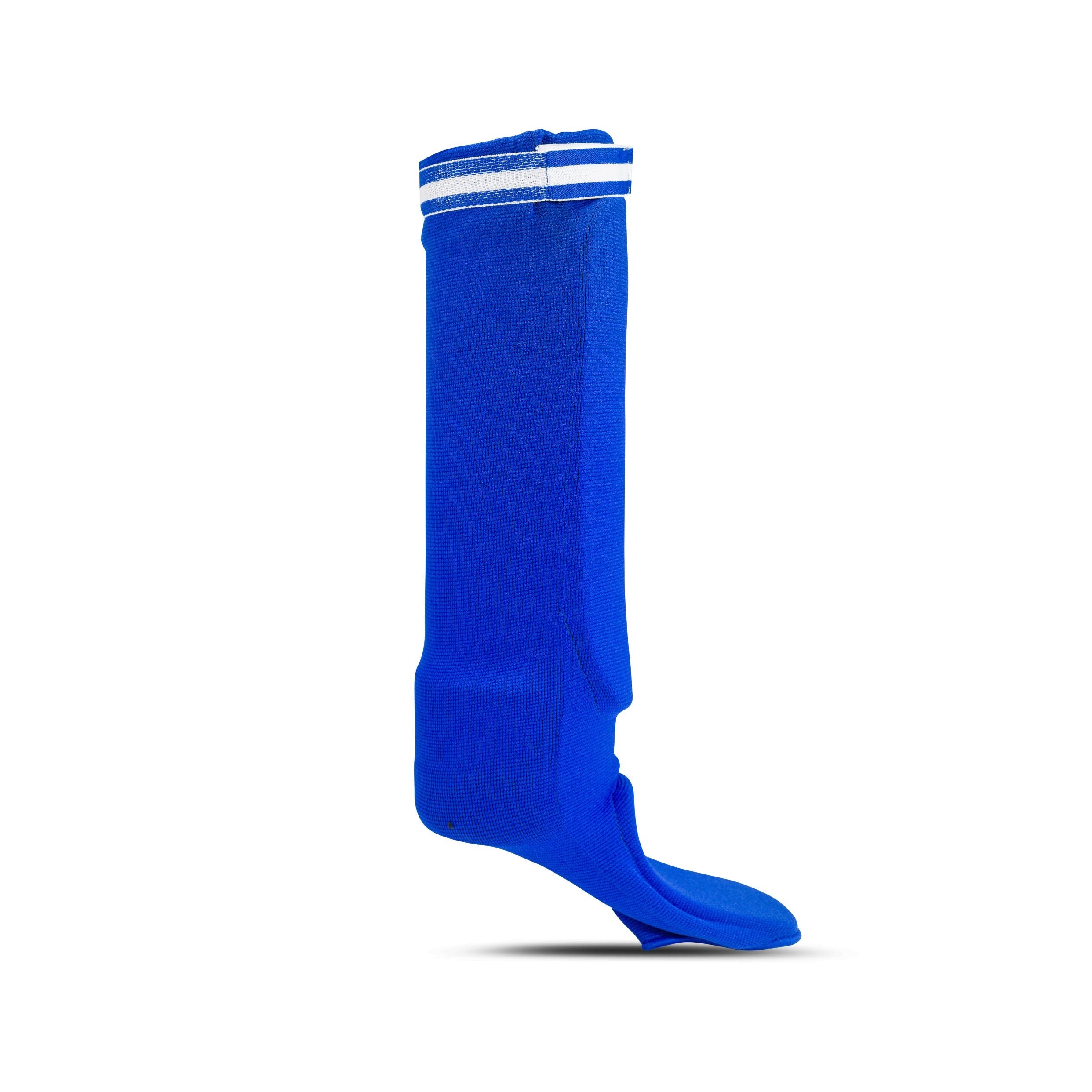 Blegend Shin Guards Sock Type Cotton STC1 Blue
