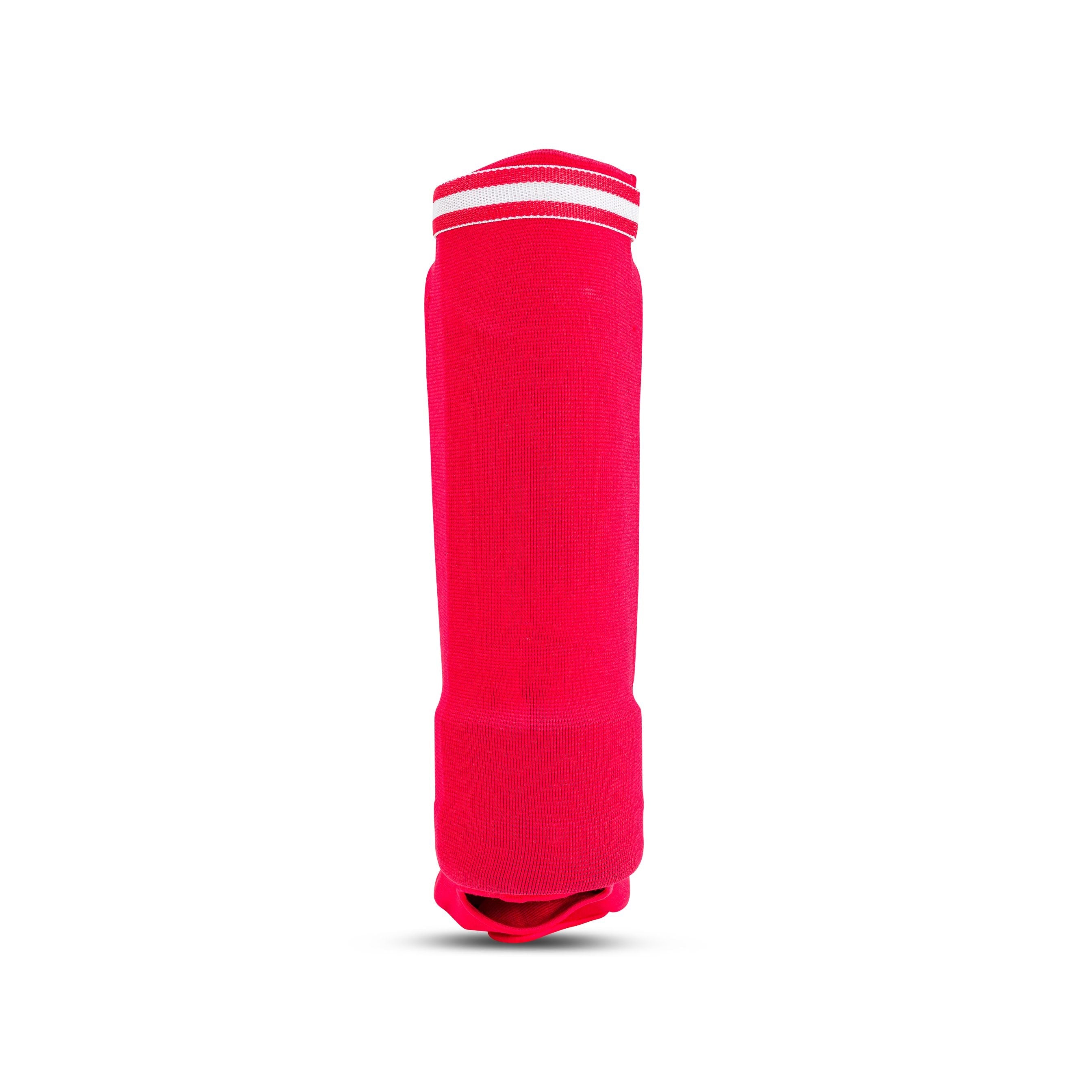 Blegend Shin Guards Sock Type Cotton STC1 Red
