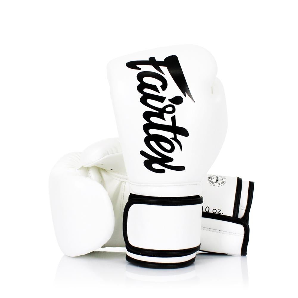 Fairtex BGV14 Boxing Gloves White — MMAGuy fight gear Phuket