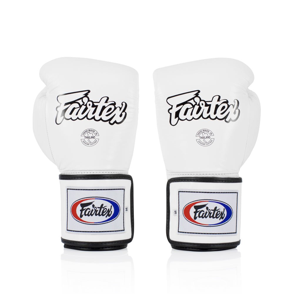 Fairtex BGV5 Sparring Boxing Gloves White — MMAGuy fight gear Phuket