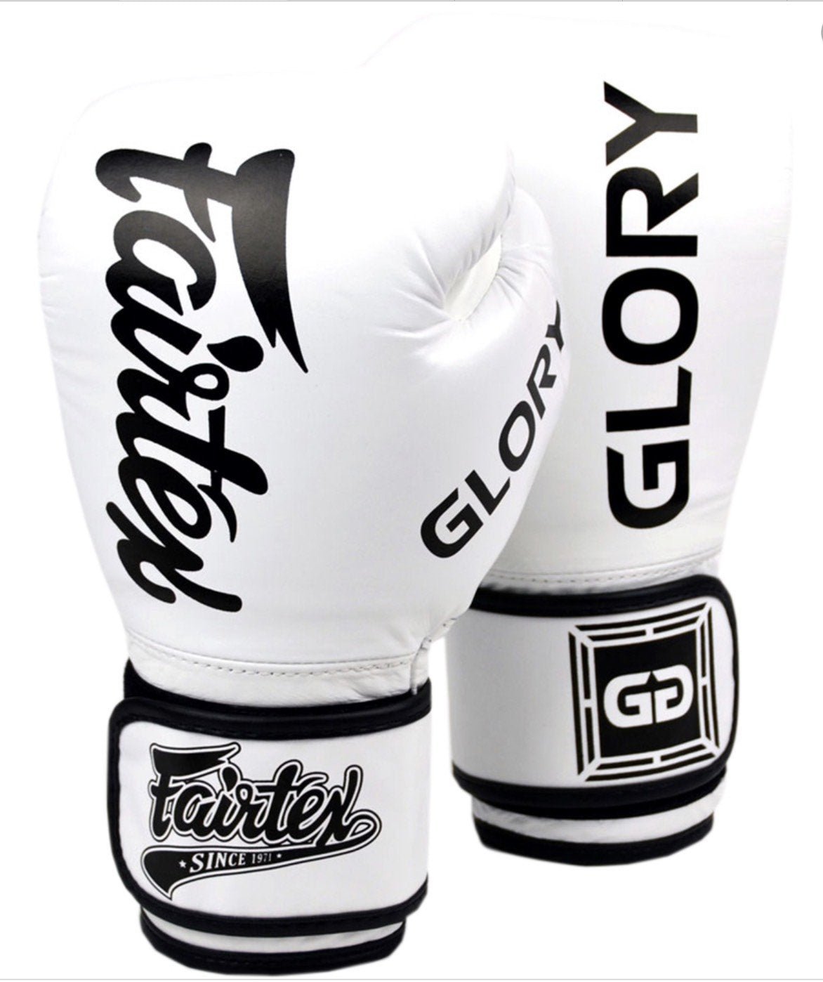 Fairtex BGVG1 GLORY Velcro Boxing Gloves White — MMAGuy fight gear Phuket