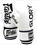 Fairtex BGVG1 GLORY Velcro Boxing Gloves White — MMAGuy fight gear Phuket