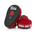 Fairtex Hybrid Mitts FMV13 Black/Red — MMAGuy fight gear Phuket