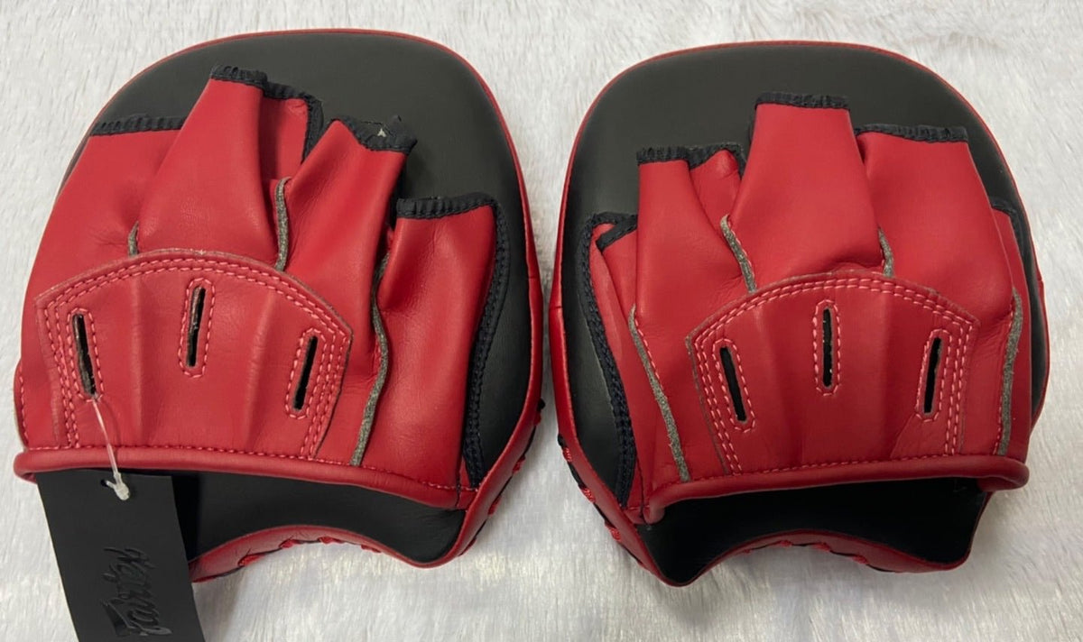Fairtex Focus Mitts FMV14 Black/Red — MMAGuy fight gear Phuket