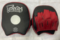 Fairtex Focus Mitts FMV14 Black/Red — MMAGuy fight gear Phuket
