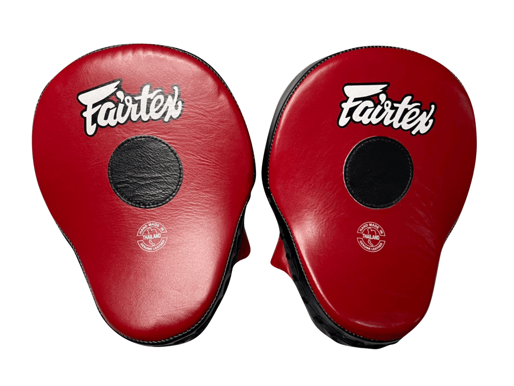 Fairtex Focus Mitts FMV9 Red/Black — MMAGuy fight gear Phuket
