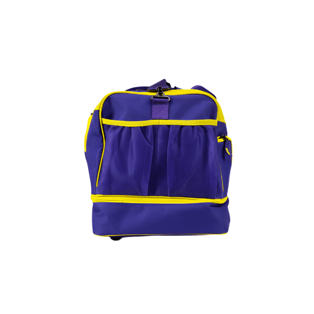 Fairtex BAG2 gym bag end view showing ventilated shoe compartment