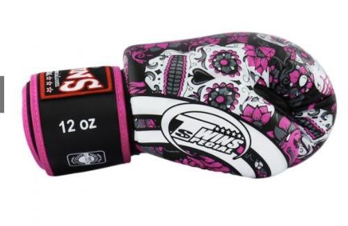 Twins Special GLOVES FBGVL3-53 SKULL PINK/BLACK — view 4, fight gear Phuket | MMAGuy