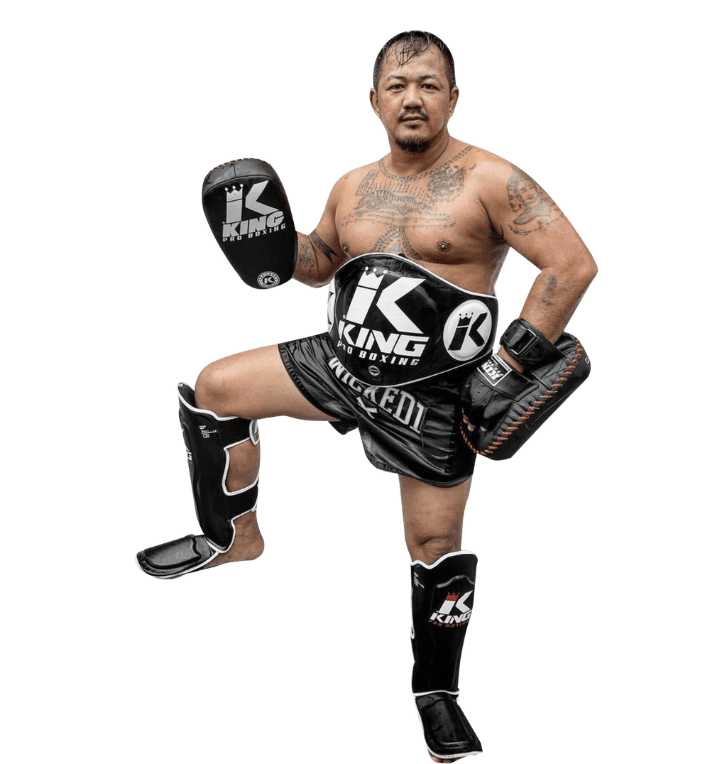 King Pro Thai Pads Trainer Gae Single Strap — MMAGuy fight gear Phuket