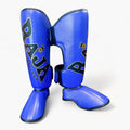 Raja Shin Guards — Standard Design Blue — MMAGuy fight gear Phuket