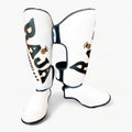 Raja Shin Guards — Standard Design White — MMAGuy fight gear Phuket