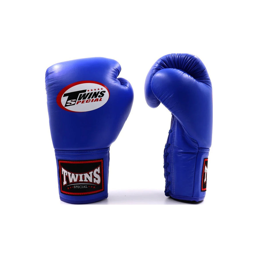 Twins Special Boxing Gloves BGLL1 Blue Lace Up — card image