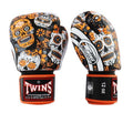 Twins Special GLOVES FBGVL3-53 SKULL ORANGE/BLACK — fight gear in Phuket (Chalong) | MMAGuy