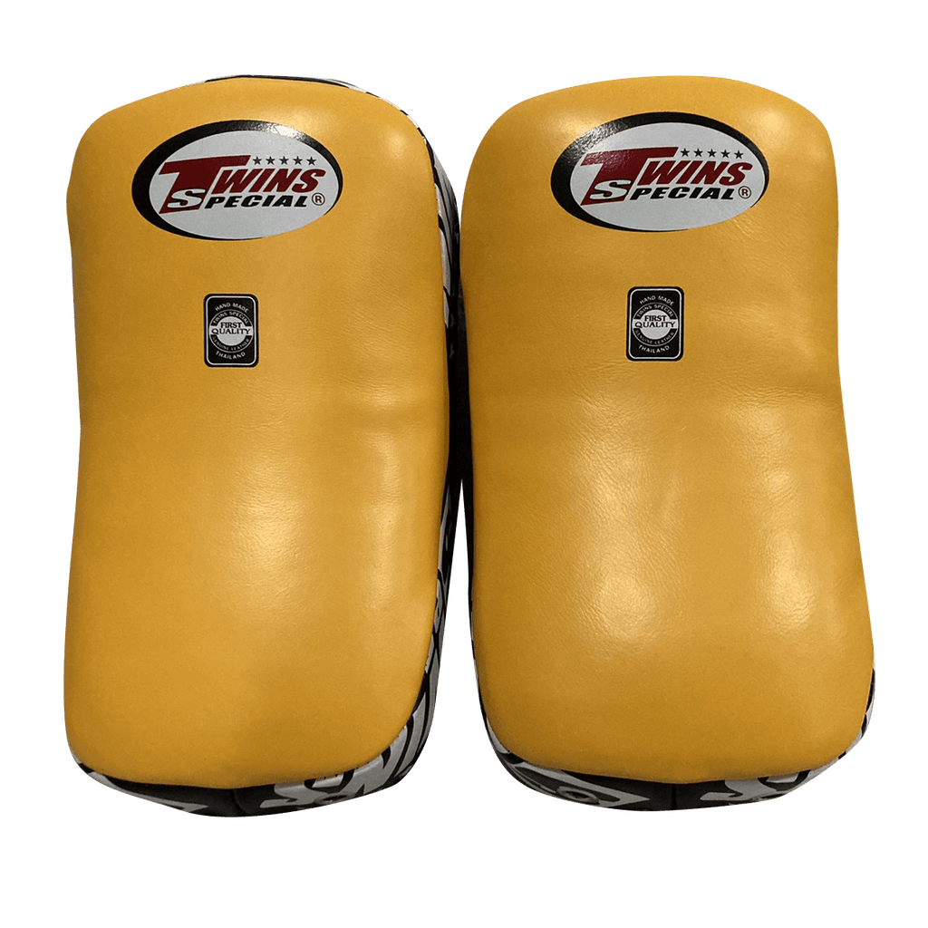 Twins Special Thai Pads KPL12 Yellow/Black — MMAGuy fight gear Phuket