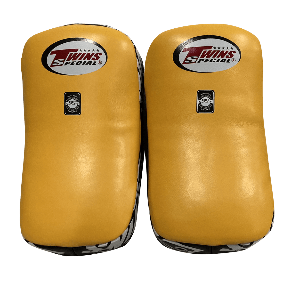Twins Special Thai Pads KPL12 Yellow/Black — MMAGuy fight gear Phuket