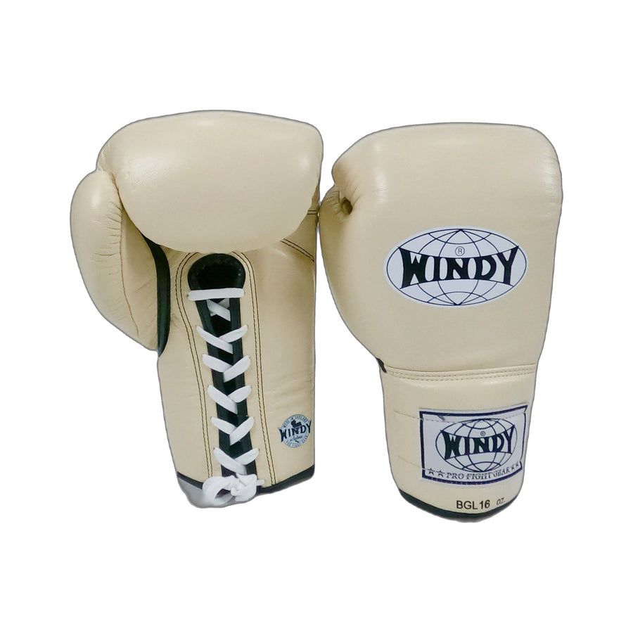 Windy Boxing Gloves Lace up Cream — card image
