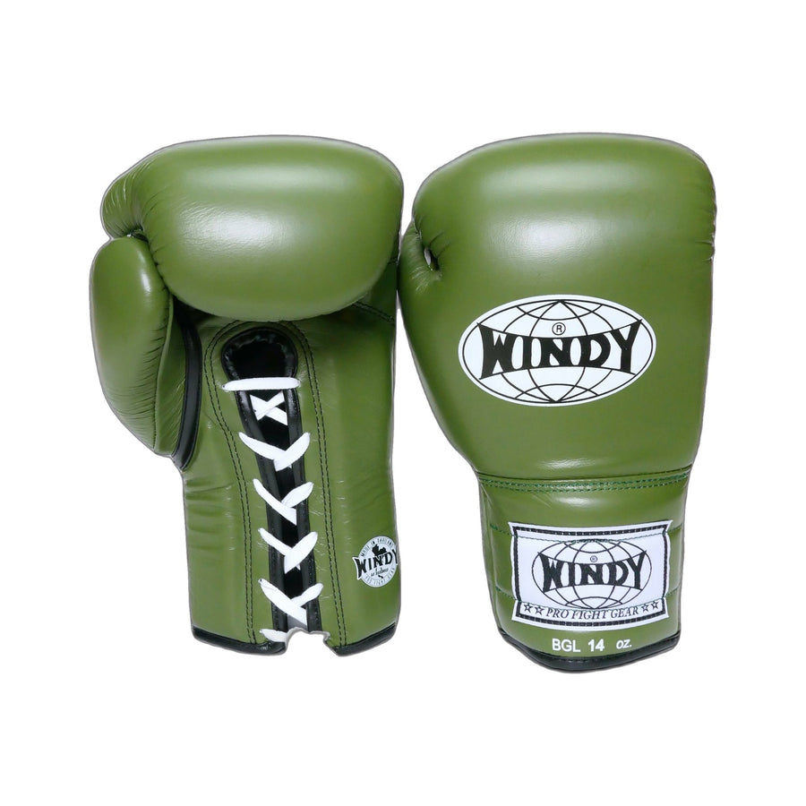 Windy Boxing Gloves Lace up Olive — card image