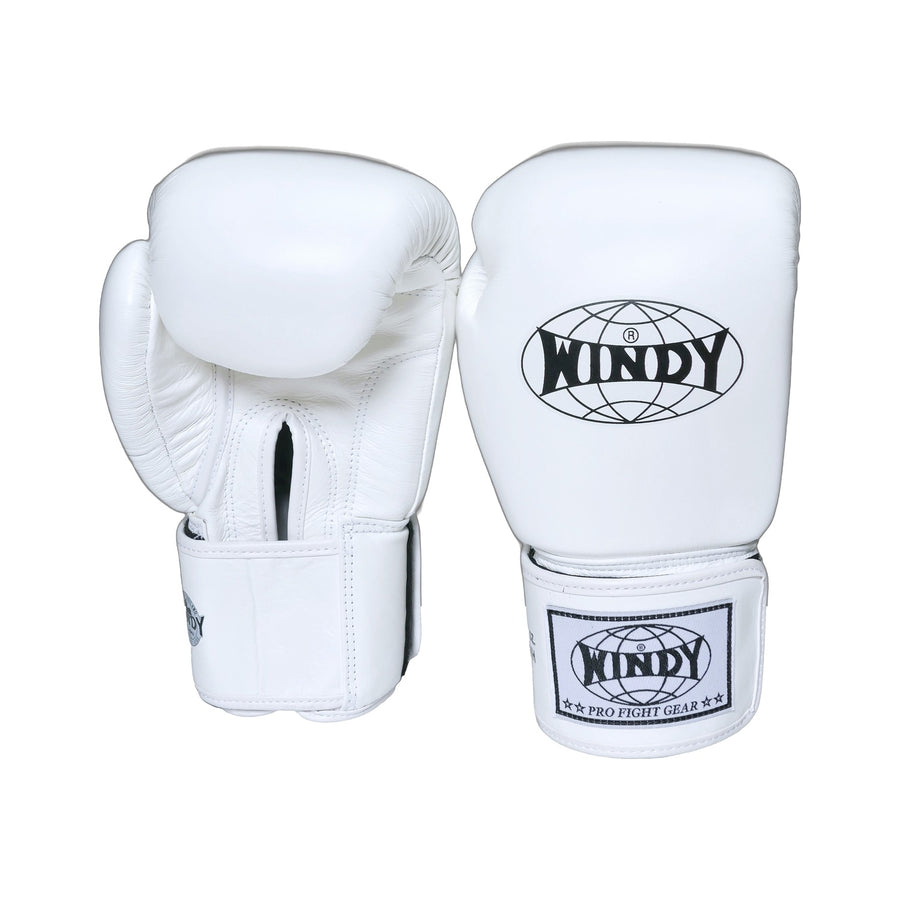 Windy Boxing Gloves Velcro White — card image v3 (no shadow)